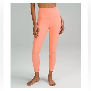 lululemon Align High-Rise Pant 25” in Sunny Coral